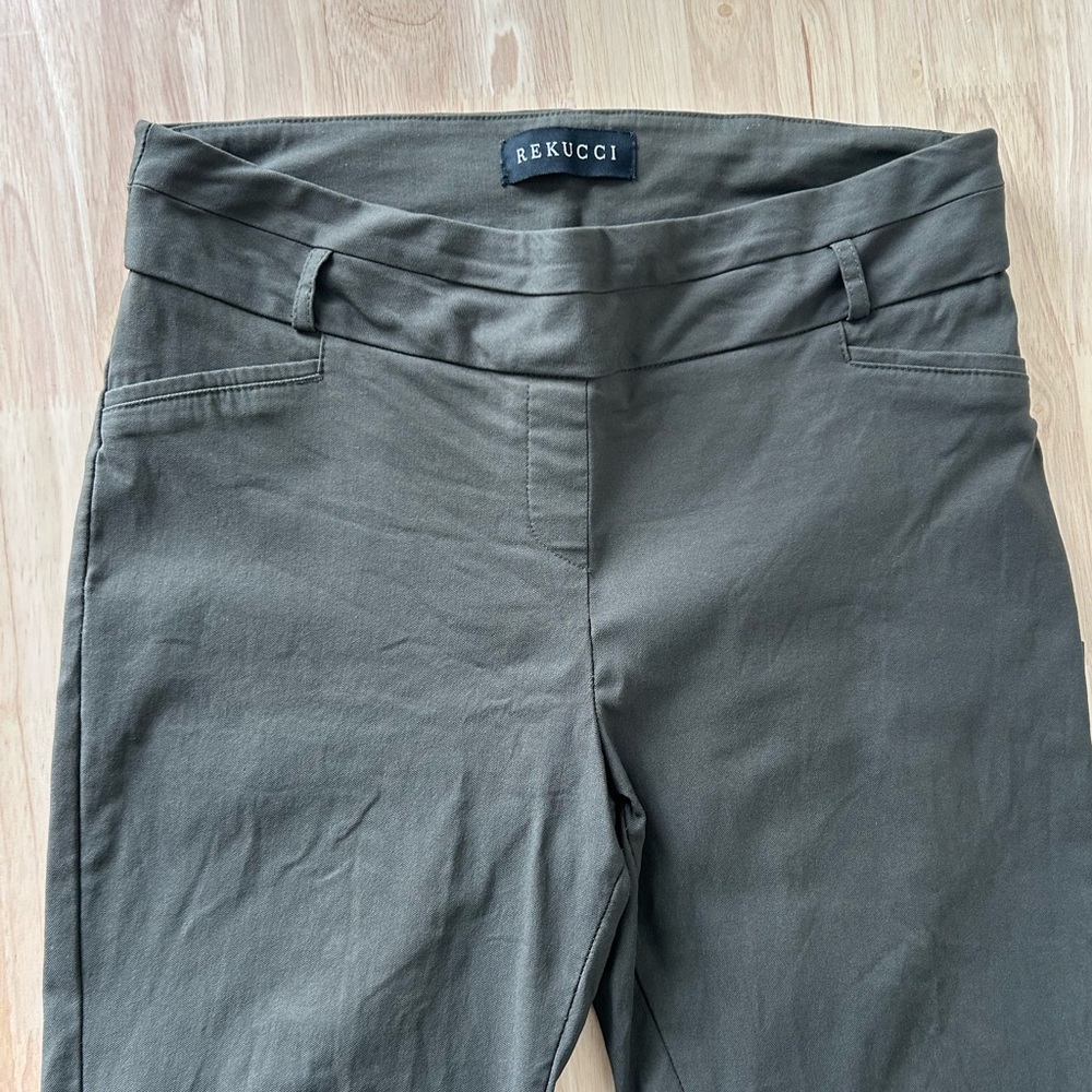 Rekucci Olive Green Office Pants